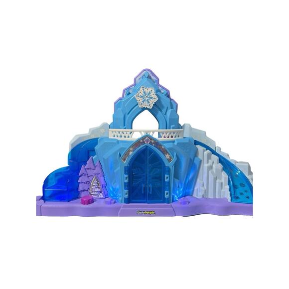 Little People Frozen Elsa's Ice Palace Castle & Kristoff’s Sleigh Sled w/ Sven - Picture 2 of 10